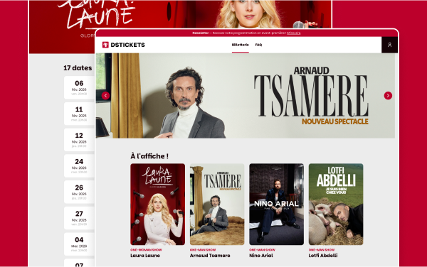 Refonte du site WordPress de DS Tickets anciennement Dark Smile Tickets par Topicimes