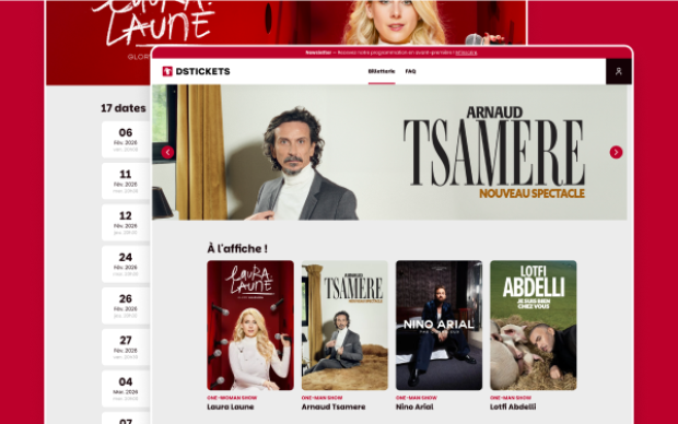 Refonte du site WordPress de DS Tickets anciennement Dark Smile Tickets par Topicimes