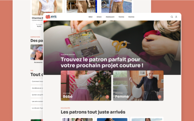 Plateforme communautaire Avis Patron sur les patrons de couture, le site internet par Topicimes