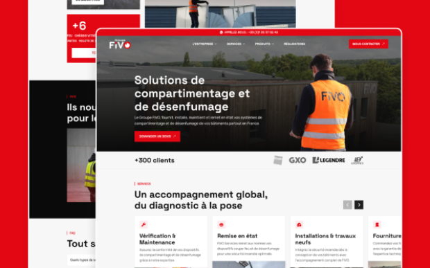 Refonte du site internet du Groupe FIVO par l'Agence WordPress Topicimes